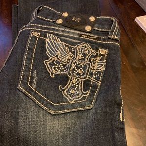 Miss Me boot cut  jeans size 26 and 33 inseam